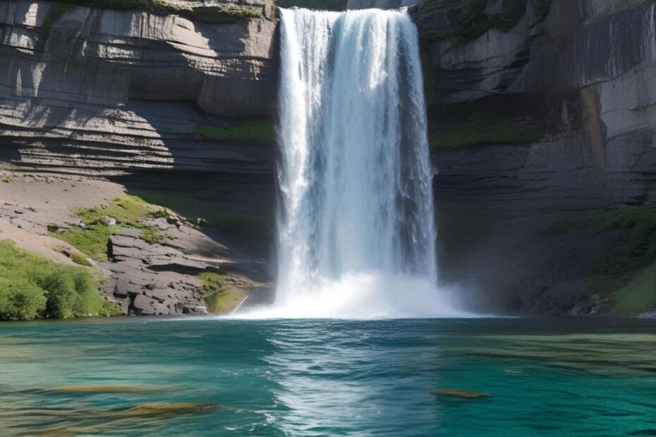 Cachoeira cristalina da Chapada Diamantina com águas turquesa e formações rochosas ideais para rapel em cachoeiras